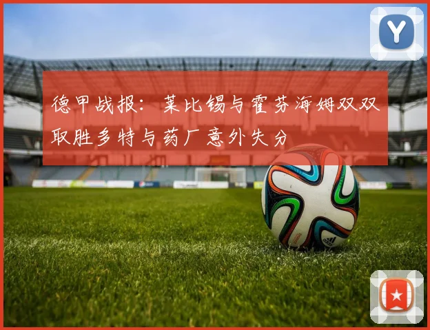 德甲战报：莱比锡与霍芬海姆双双取胜多特与药厂意外失分